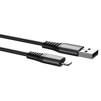 28AWG 3.6MM PVC 8ft Lightning Charging Cable 5V2.4A