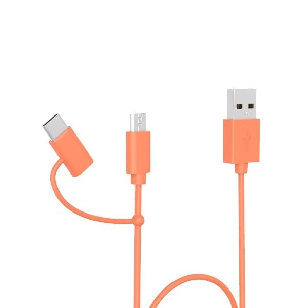USB A2.0 To Micro PVC 5V2.4A Multi Usb Data Cable 2m 6ft